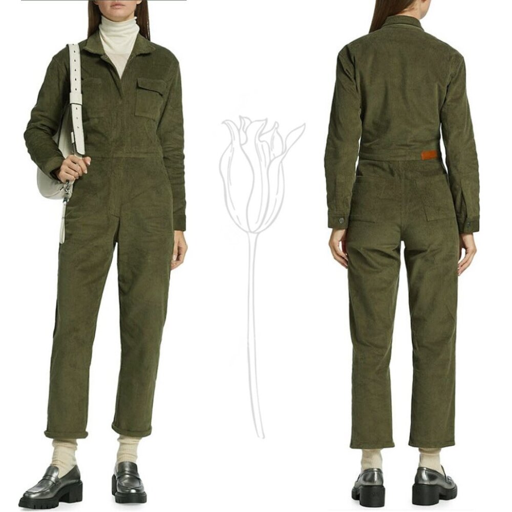 RIVET UTILITY Bigwig Stretch-Cotton Corduroy Jumpsuit